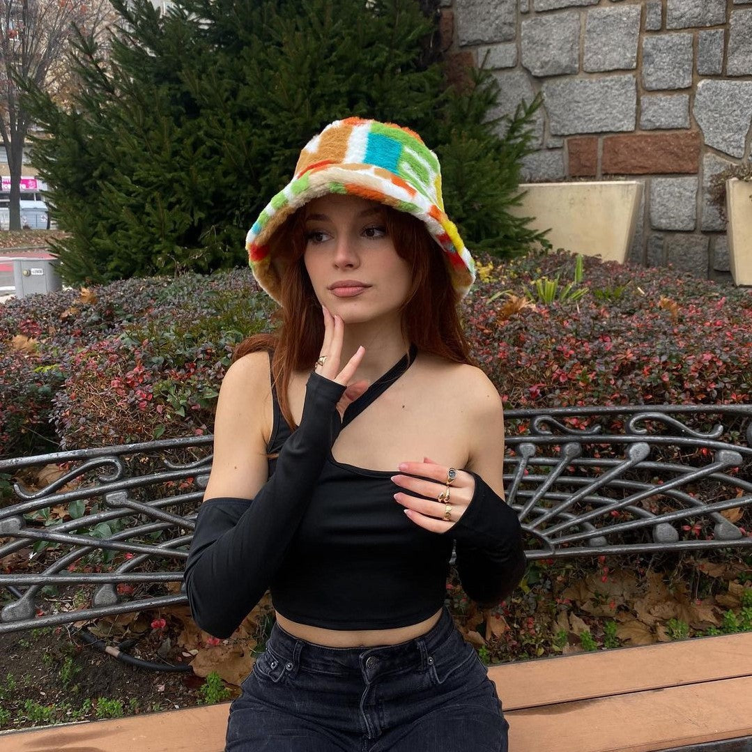 Dame Asymmetrisk Crop-Top med lange ærmer Skovae