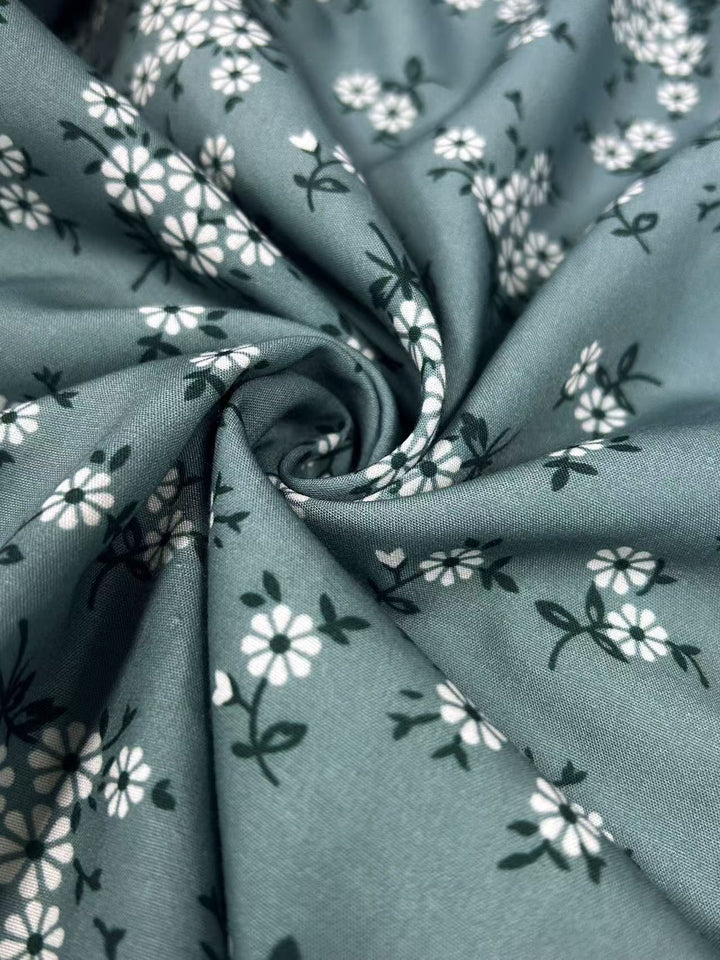 Dame Mode Bluse med knapper og blomster mønster Stiila
