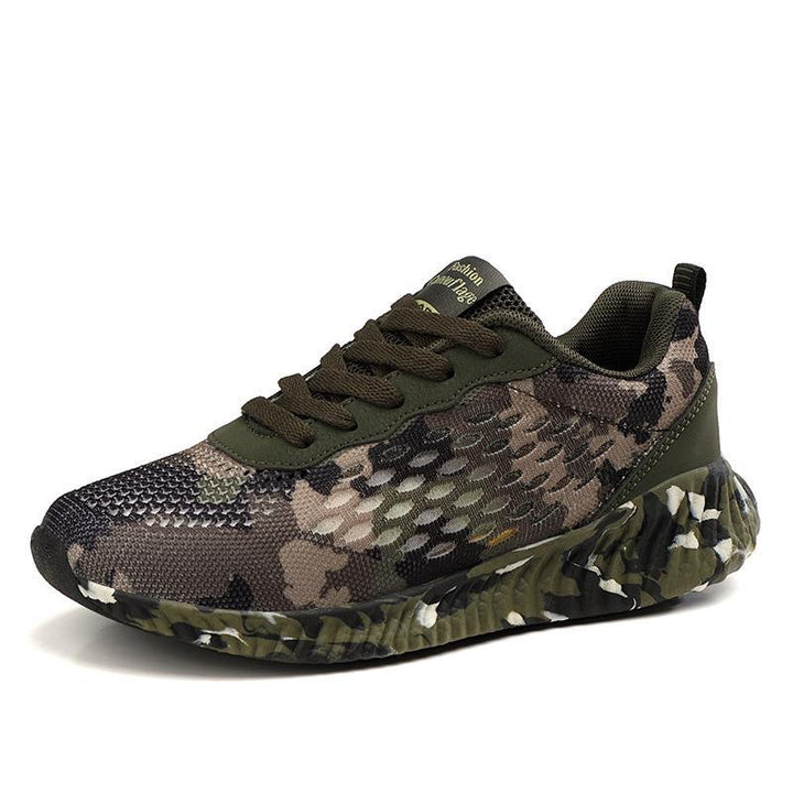 Herrer Stilfulde Camo Sport Sneakers Stilla