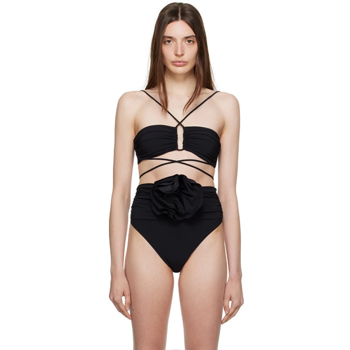 Dame Højskåret Bikini med raffinerede Ruflede detaljer Stilla