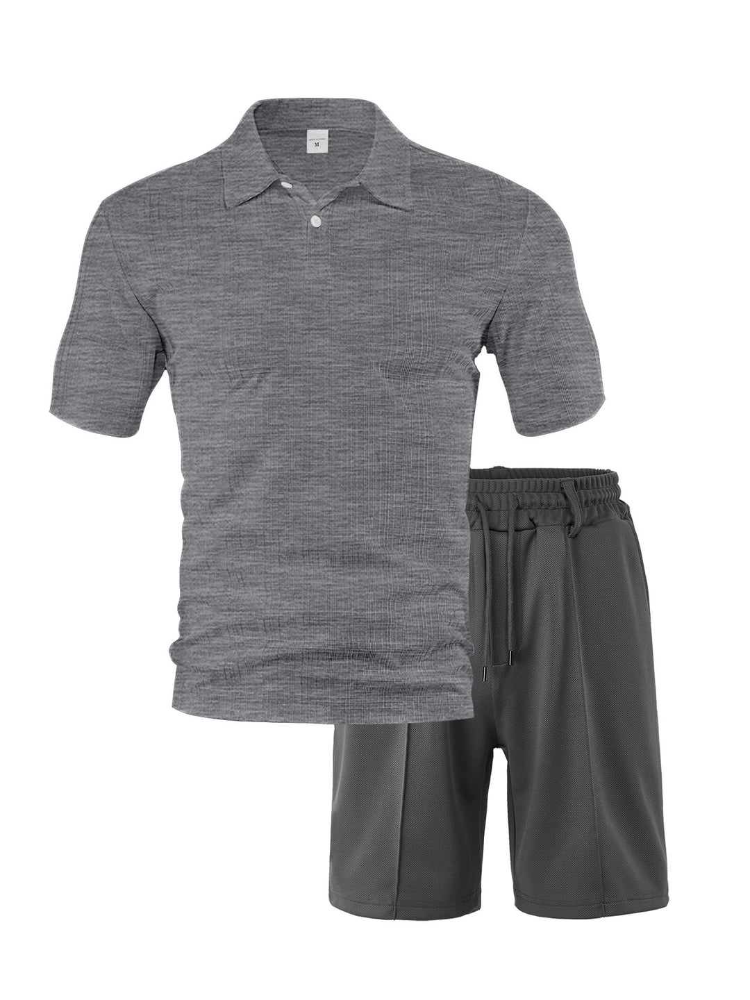 Herre Sporty Poloshirt og Shorts Sæt med åndbar teknologi Stilla