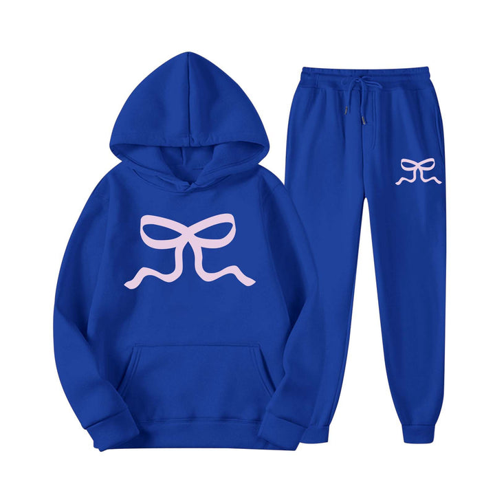 Kvinders casual hoodie og joggingbukser sæt Stilla