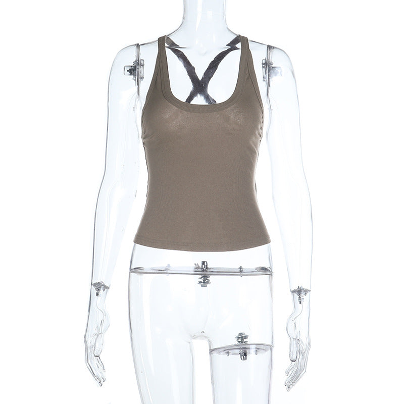 Dame Sporty Racerback Top Skovae