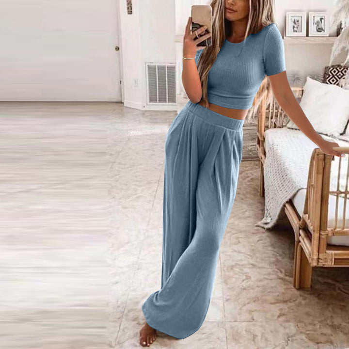 Kvinder Relaxed Fit Ribstrik Co-Ord Sæt Stilla