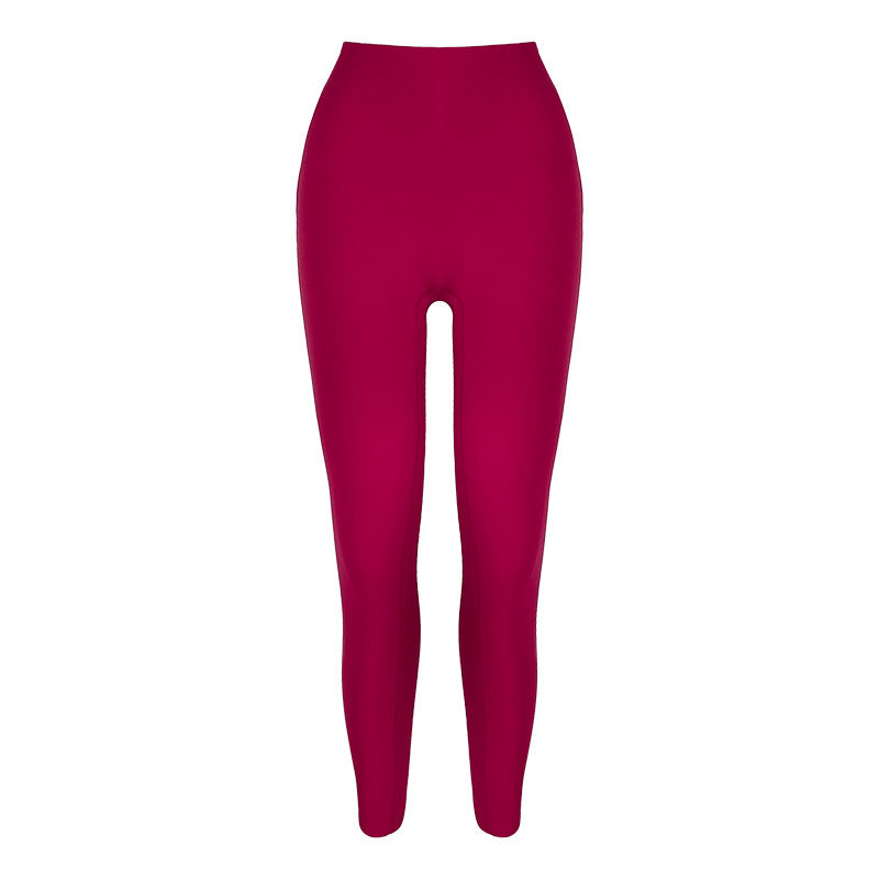 Dame højtaljede sports leggings med elastisk komfortmateriale Stilla