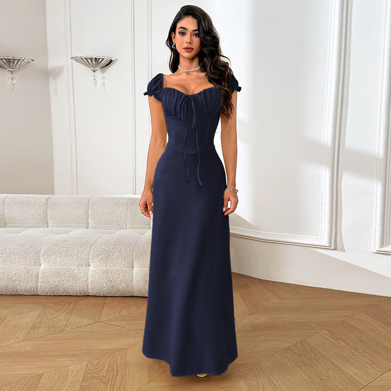 Dame elegant maxikjole med tidløs design Skovae