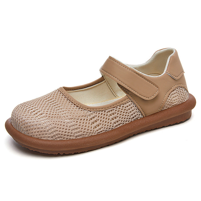 Dame Komfortable og åndbare Slip-On Ballerinaer med justerbar rem Stilla