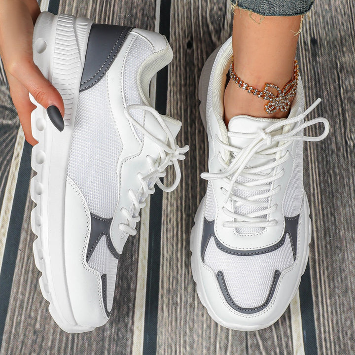 Dame Åndbare Lifestyle-Sneakers med fleksibel sål og innovativ dæmpning Stilla