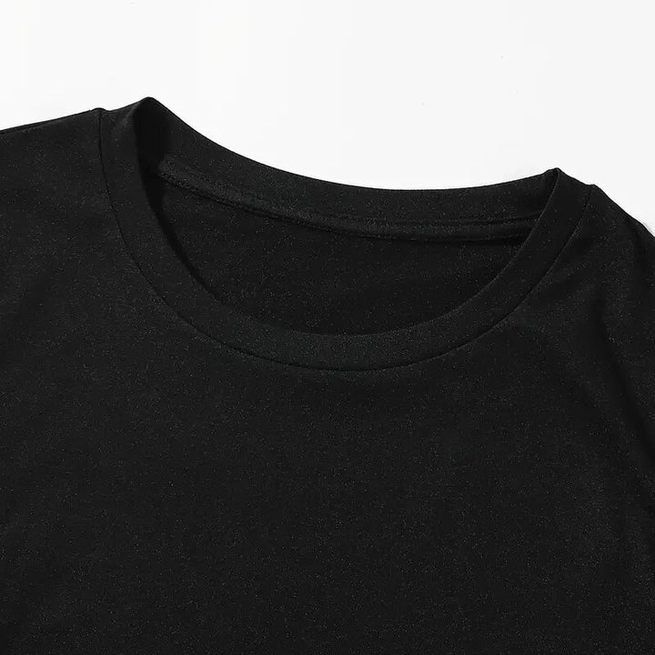 Damer afslappet T-shirt med iøjnefaldende statement-design Stilla