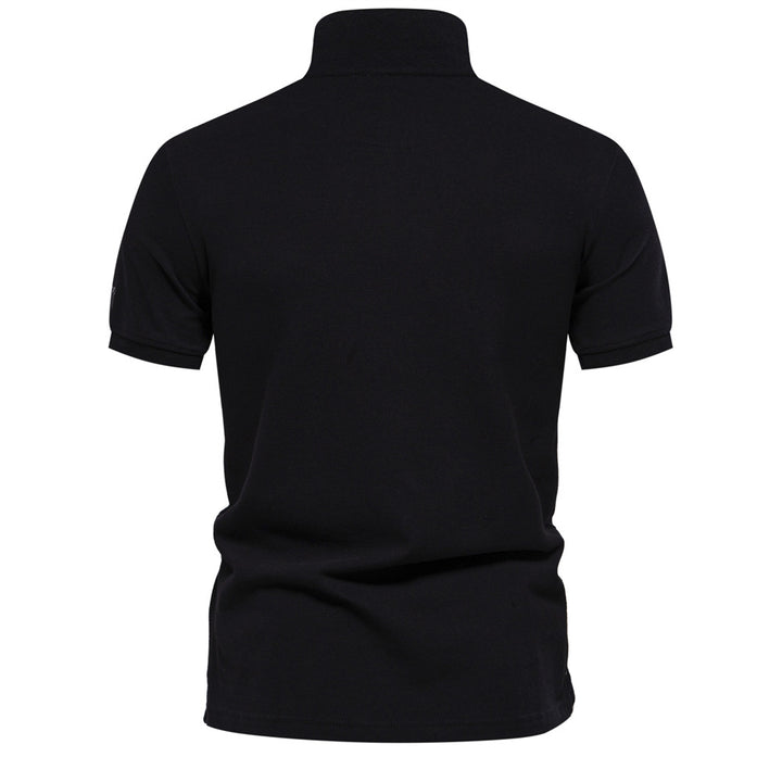 Herre Poloshirt med sportsligt designelement og moderigtigt krave Stilla