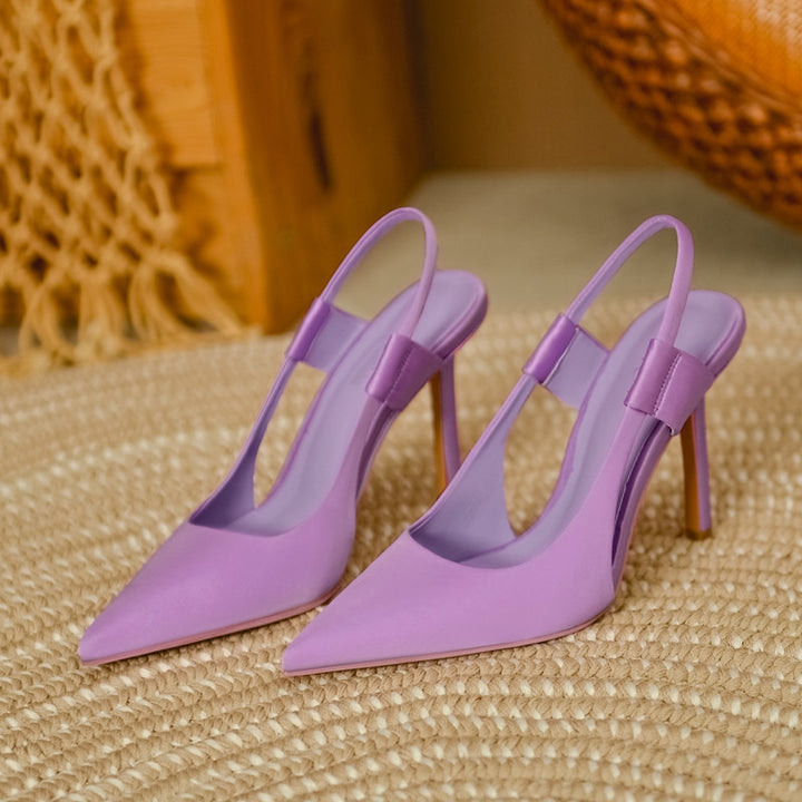 Damer Slingback-pumper med elegant spids tåparti og stilfuld hæl Stilla