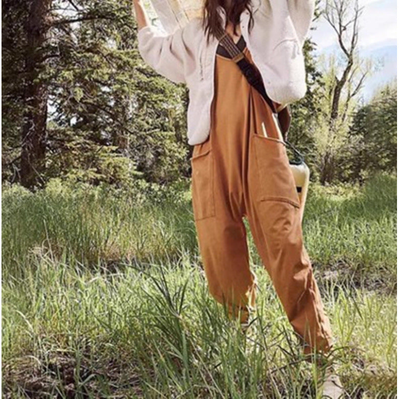 Dame overall med afslappet pasform og praktiske lommer Skovae