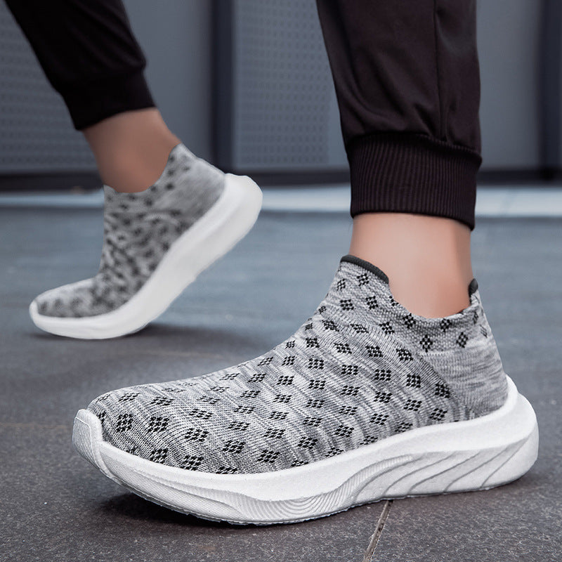 Herrer Slip-On Åndbar Fitness Sneakers Stilla