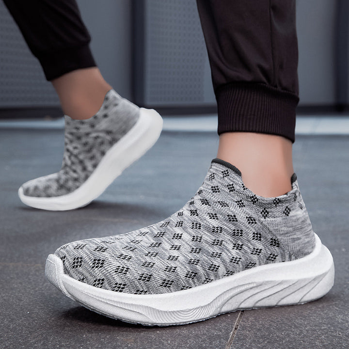 Herrer Slip-On Åndbar Fitness Sneakers Stilla