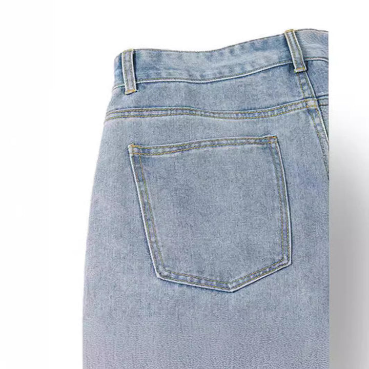 Dame Moderne Højtaljede Jeans med afslappet skæring Stilla