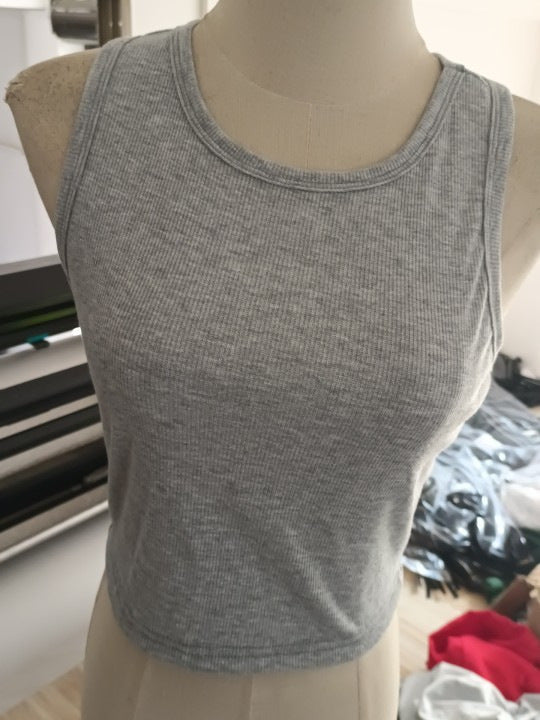 Dame Enkel og behagelig tanktop lavet af kvalitetsbomuld Skovae