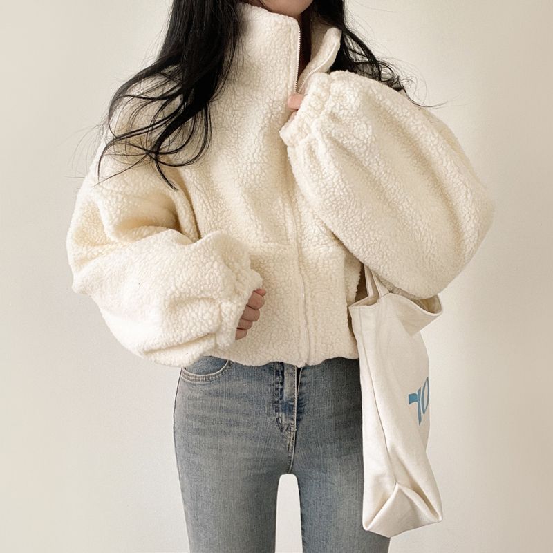 Kvinder Oversized Fleece Jakke Skovae