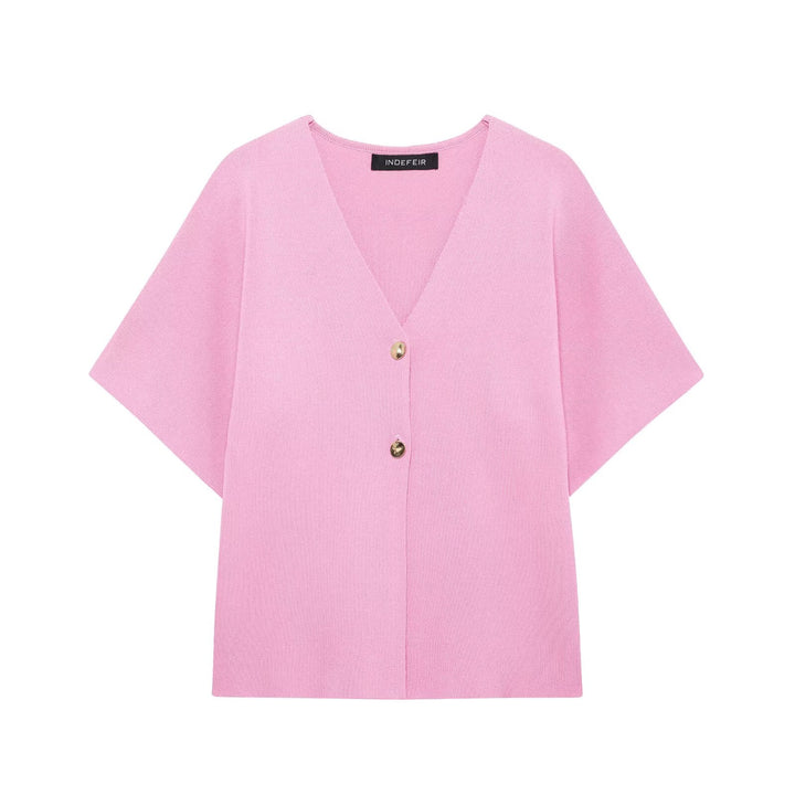 Femme Relaxed Fit Button-Up Bluse Stilla