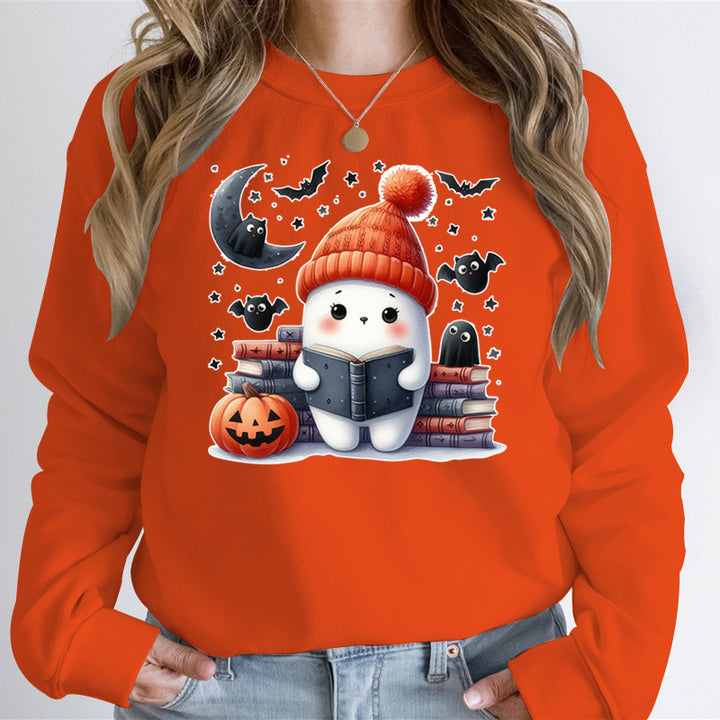 Dame sweatshirt med legende Halloween motiv og materiale af høj kvalitet Skovae