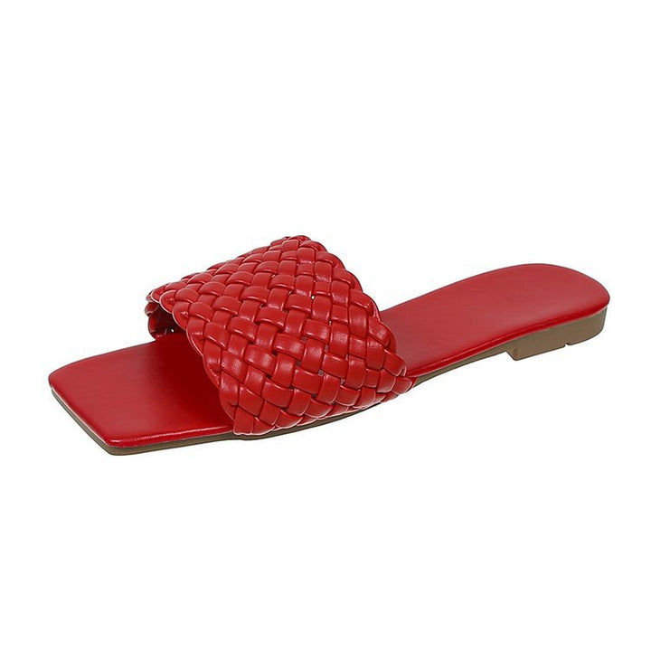 Damer Flettede Sandaler med bred rem og skridsikker sål Stilla