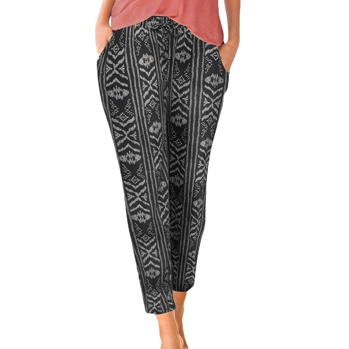 Dame Blomsterprint Relaxed Fit Bukser Stilla