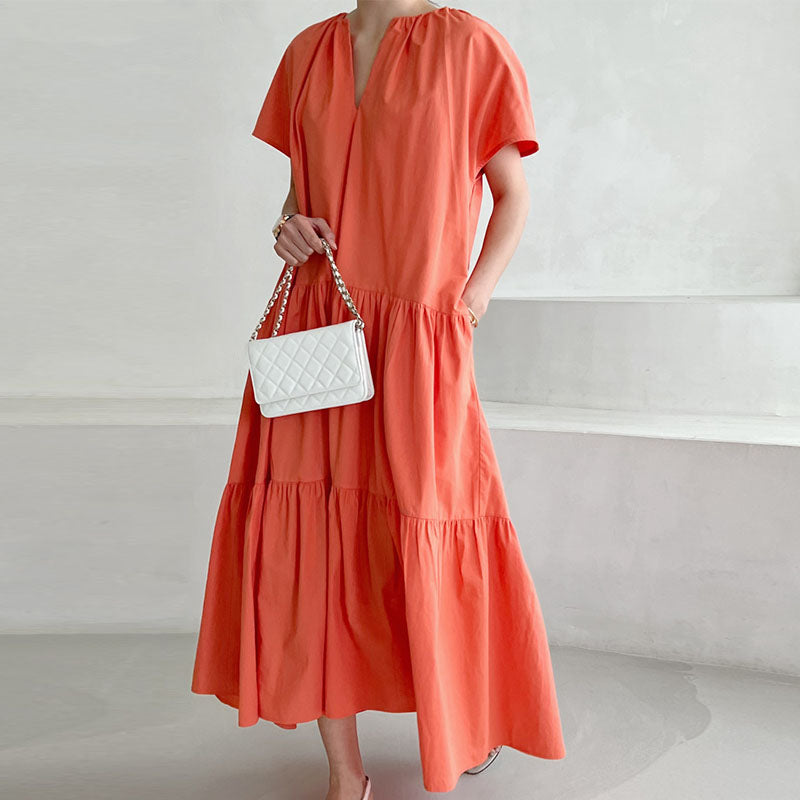 Stilla | Midi Cape Kjole