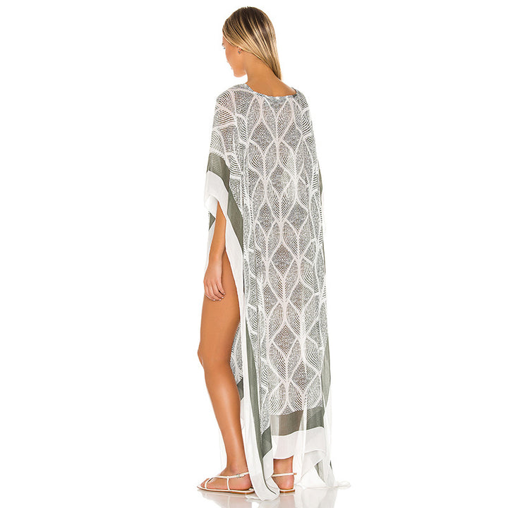 Dame Kaftan med åbent design og elegant snit Stilla
