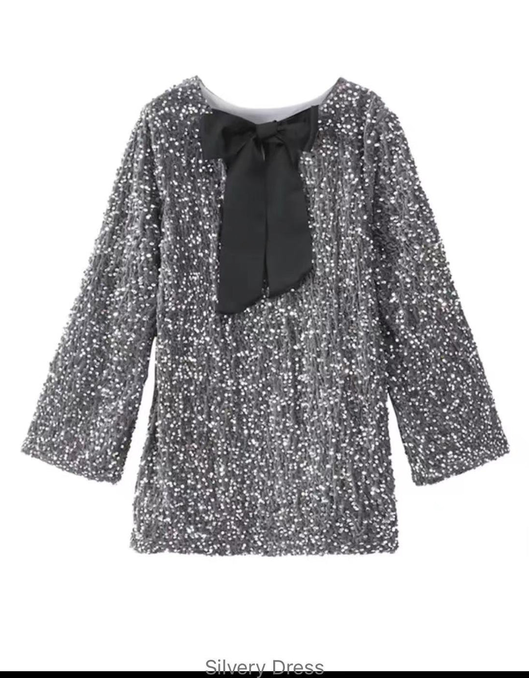 Dame Glitrende Paillet Mini Kjole Stilla