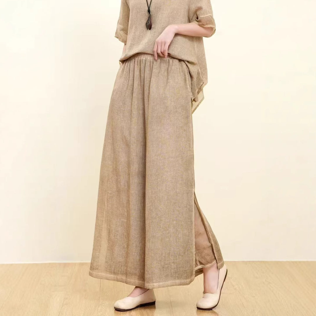 Femme Relaxed Fit Bred Linned Culottes Stilla