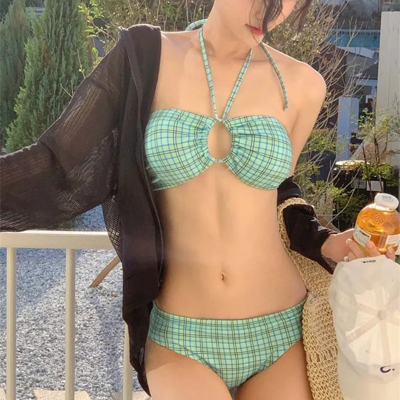 Femme Cut-Out Dyb-Bikini-Sæt Stilla