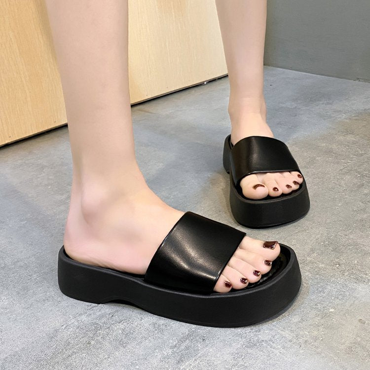 Dame Trendy Clogs med høj plateausål og moderne design Stilla