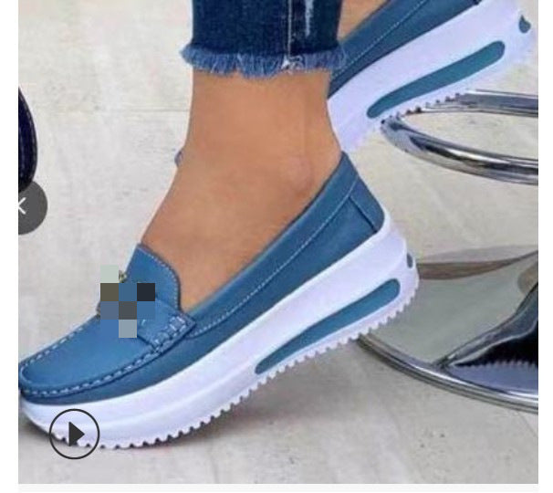 Dame Slip-On Fritidssko med dämpende platformssål og moderne accenter Stilla