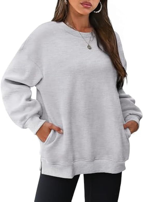 Dame Oversize Sweatshirt med høj krave Stilla