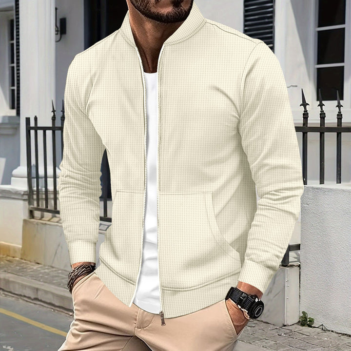 Herrer Sportslig Zip-Up Hoodie Stilla