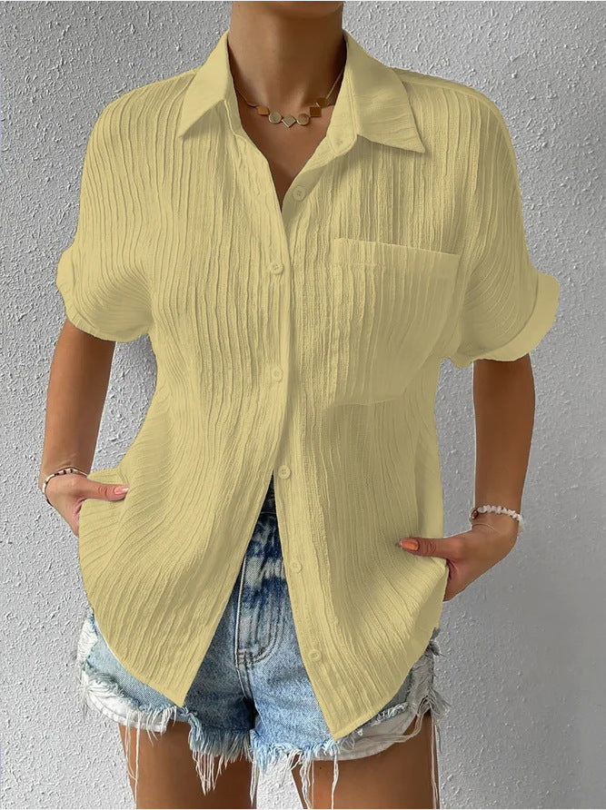 Dame Oversize Skjorte Stilla