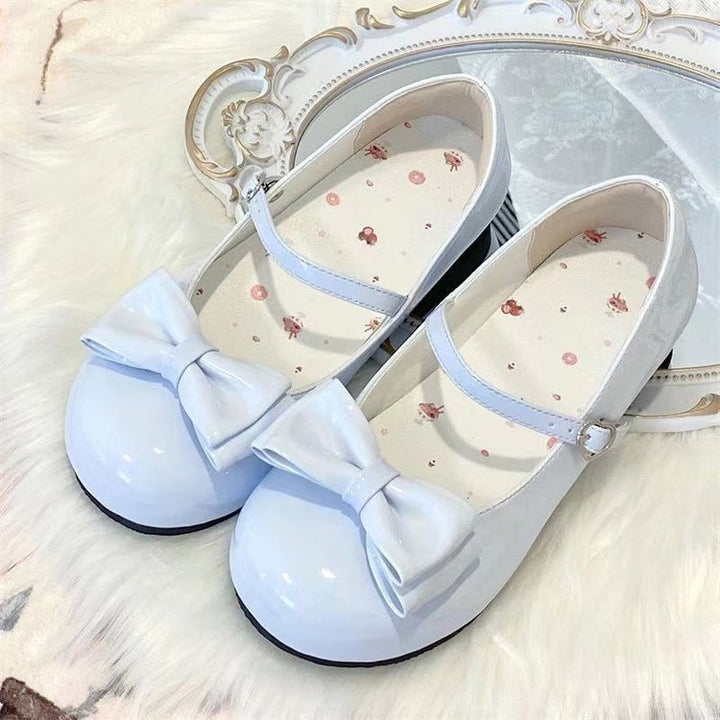 Dame elegante Mary Jane Ballerinas med modebånd-detalje og komfortabelt fodseng Stilla