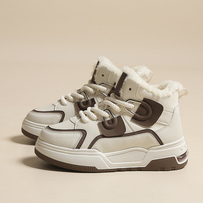 Dame Høje Sneakers med blødt Indlæg og skridsikker Sål Stilla