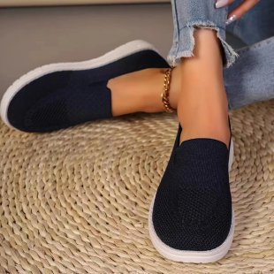 Dame Åndbar Slip-On Sneakers med fleksibelt Overmateriale Stilla