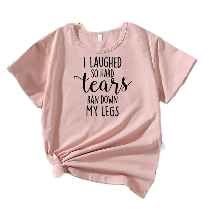 Dame Relaxed Fit Grafik Humor T-shirt Stilla
