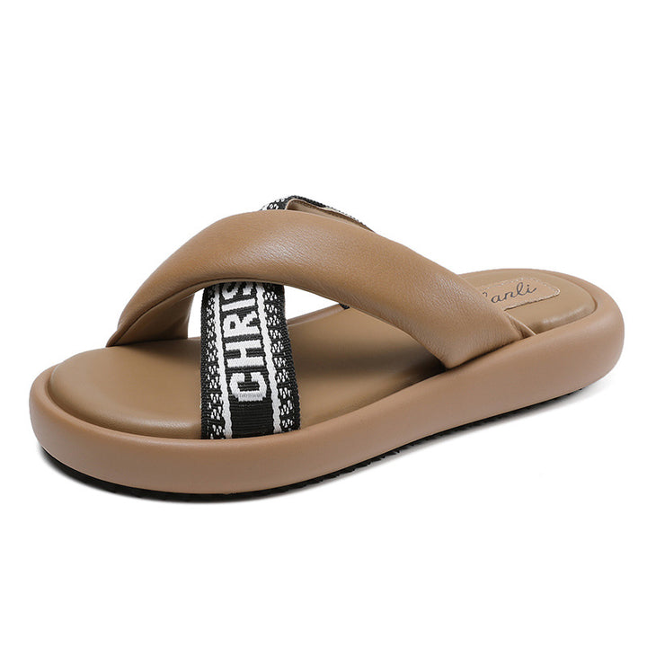 Kvinder Chic Kryds-Strop Sandaler Stilla