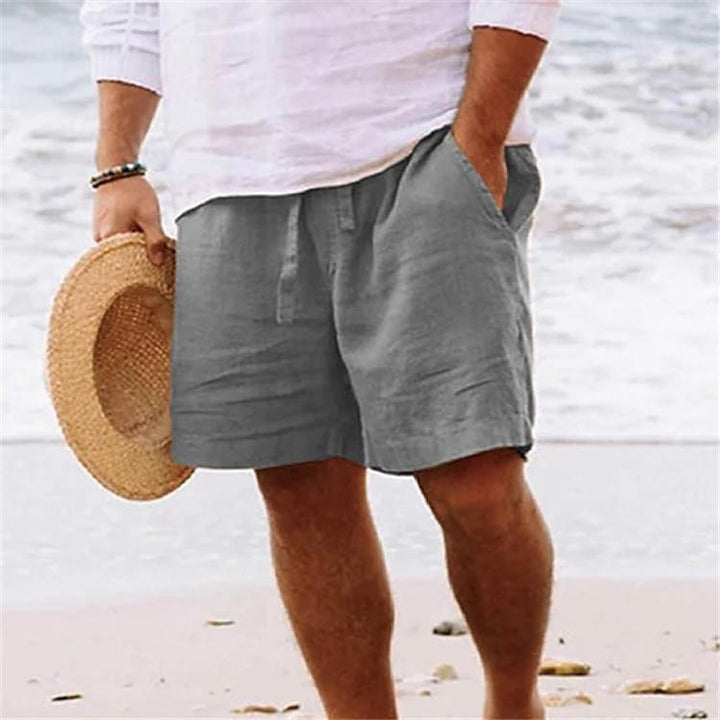 Herrer afslappede cargo-shorts med elastisk talje og praktiske lommer Stilla 1753233759