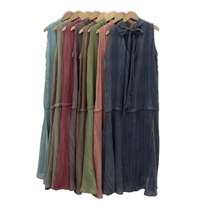 Femme Chic Lagdelt Maxi Kjole Stilla