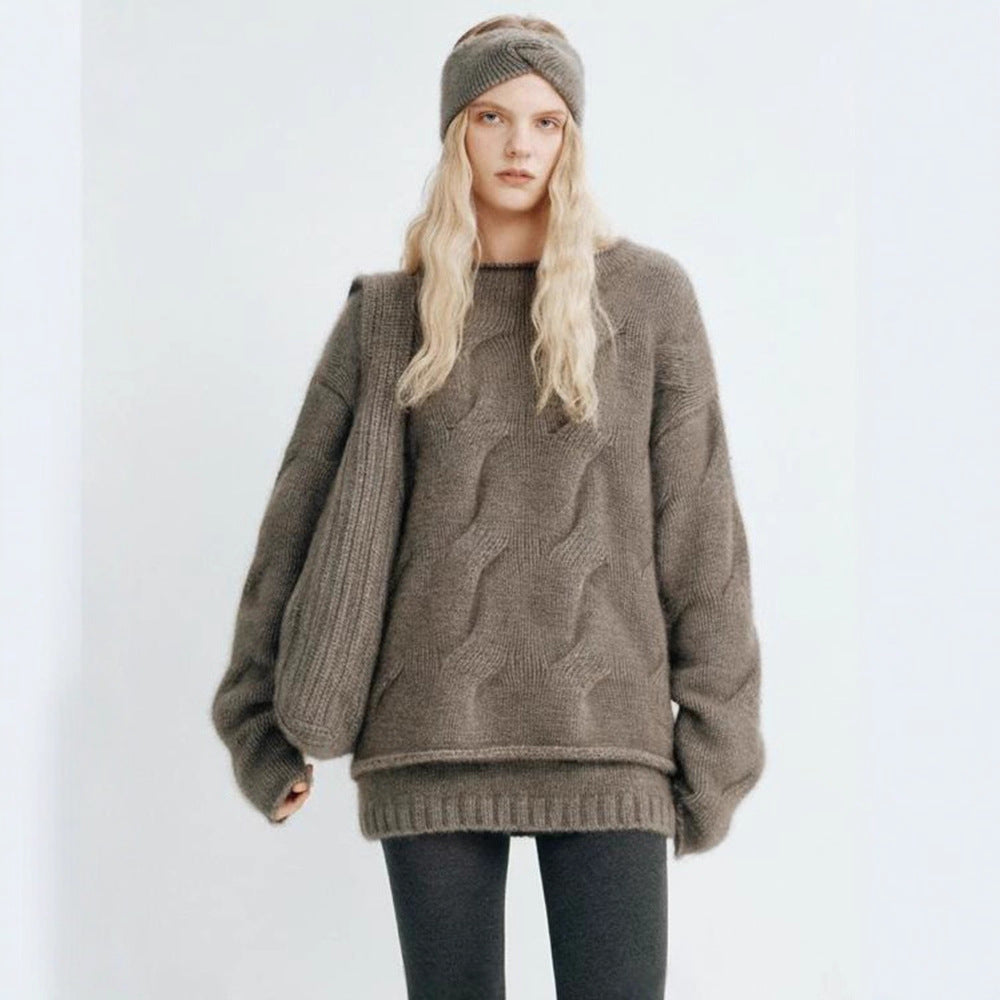 Kvindernes hyggelige oversized sweater lavet af Mohair Stilla