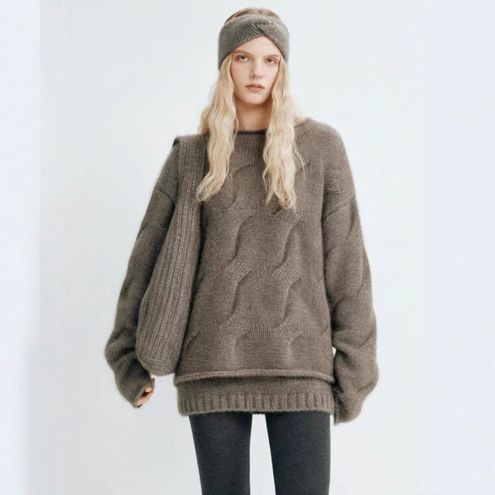 Kvindernes hyggelige oversized sweater lavet af Mohair Stilla