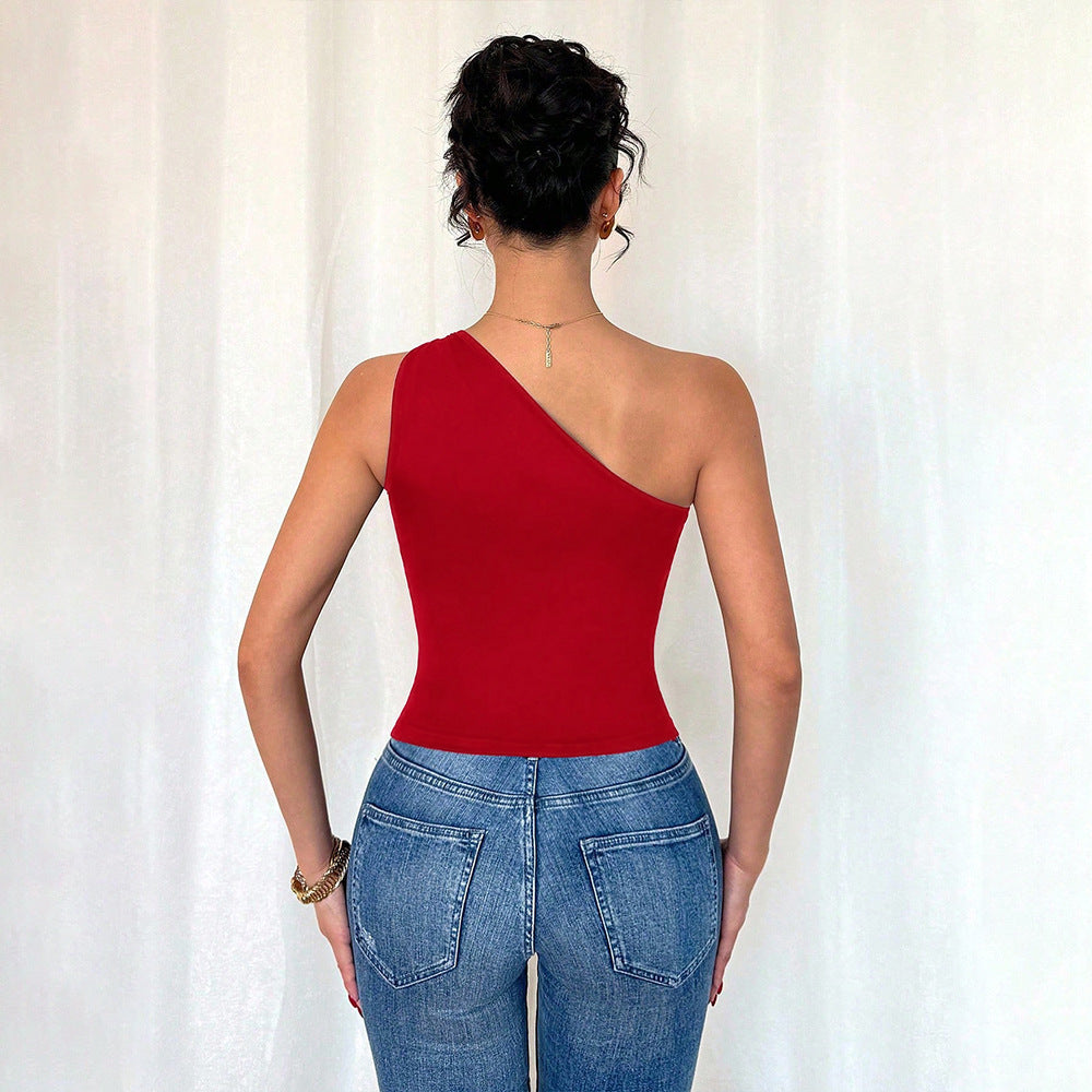 Kvinders en-sidet bodysuit med dekorativ knude Stilla