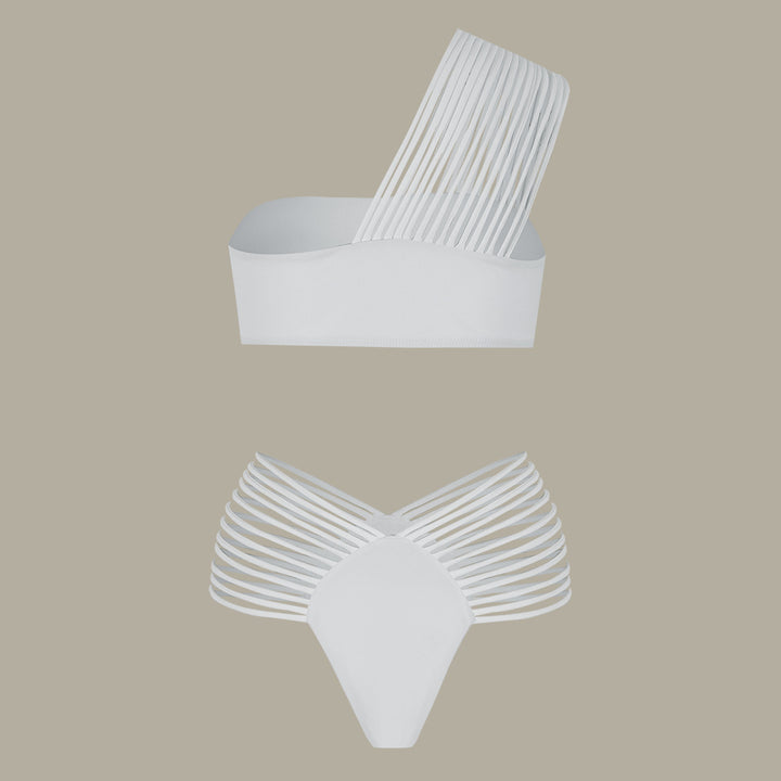 Dame Bikini-sæt med elegante cut-outs og fashionable stropper Stilla