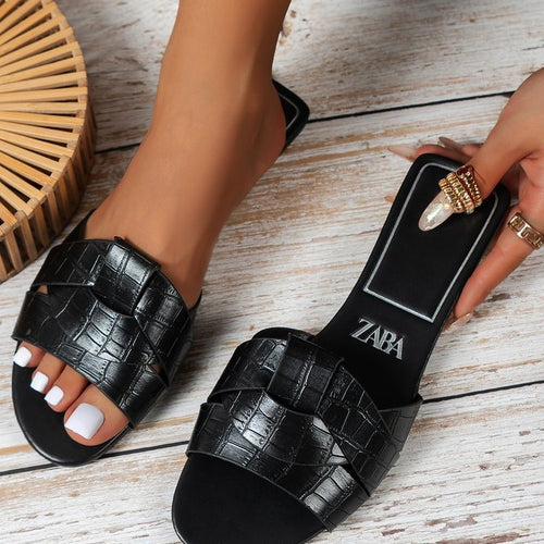Dame Mode Clogsandaler med kunstnerisk rem-design og behageligt fodseng Stilla