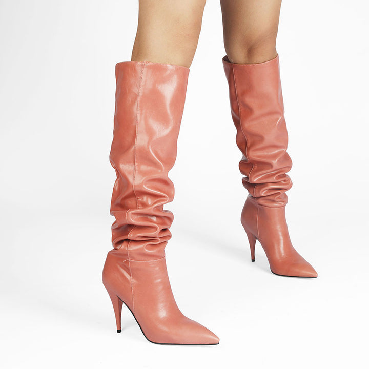 Femme Over-the-Knee Slouchy Stiletto Støvler Stilla