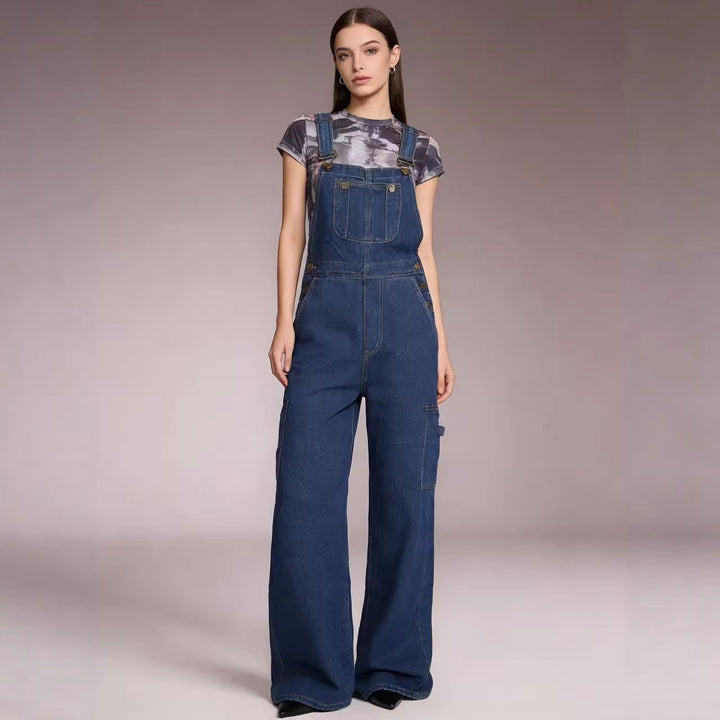 Dame overalls i en afslappet oversized pasform med funktionelle sidelommer Skovae
