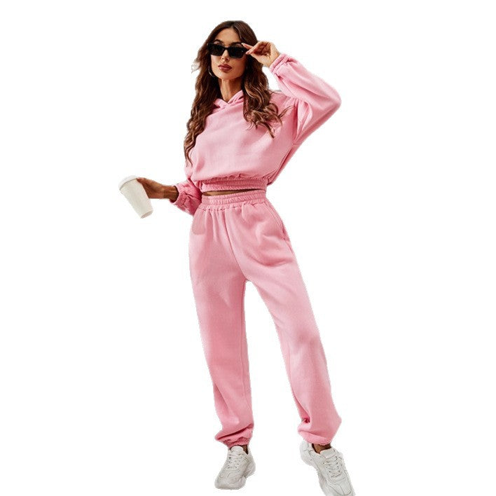 Dame sweatpants s løs pasform og elastisk talje